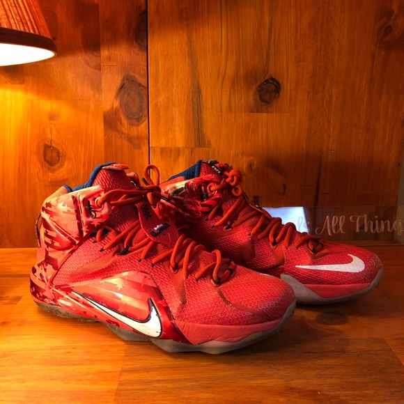 lebron 4th of july shoes